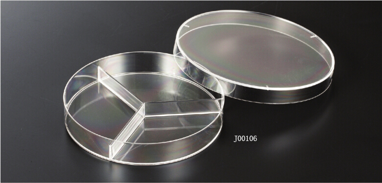 上海百千分隔细菌培养皿 90mm一次性平皿 两分格三分隔四分格计数培养皿 多孔多格培养皿厂家